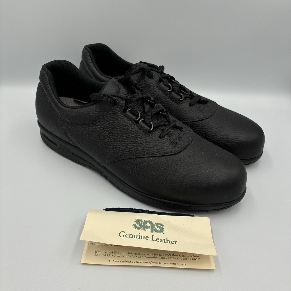 SAS Liberty Comfort Shoes Womens Sz 11 N Triple Black Leather